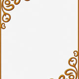 Luxurious Velvet Textured Spiral Embellishment Touch(Gold)