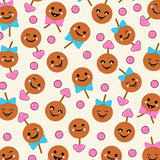 Frosted Cookie Wonderland with Festive Bow and Lollipop Accent(Brown)