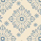 Holiday Snowflake Festive Floor with Winter Magic(Beige)