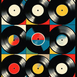 Retro Artistic Vinyl Record Design(Black)