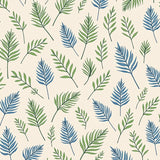 Botanical Leaf Motif Fuzzy with Nature Inspired Design (Ivory)