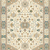 Staircase Beauty Beige Central Asian Motifs(Beige)