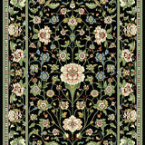 Striking Earthy Floral Aesthetics(Black)