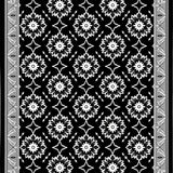 Celestial Starburst with Interlocking Stellar Motifs (Black)