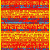 Dynamic Fun Filled Word Composition(Black)