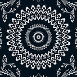 Enchanted Winter Foliage Circular Adornment(Black)