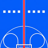 Championship Face Off Circle Competition Play Surface(Blue)