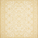 Chic Wavy Motif Area Sophisticated Beige Border(Beige)