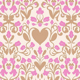 Motif Interlocking Swirl Accent with Petal Embellishments (Pink) - ODIKA