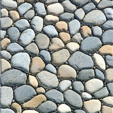 Elegant Pebble Stone Area Featuring Subtle Grey and Beige Design(Gray)