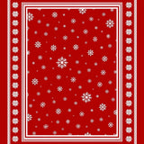Joyful Yuletide Celebration Pathway Magical Frosty Embellishment(Red)
