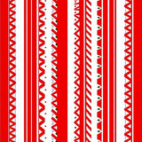 Vintage Cane Stripe with Ribbon Bow Details(Red)
