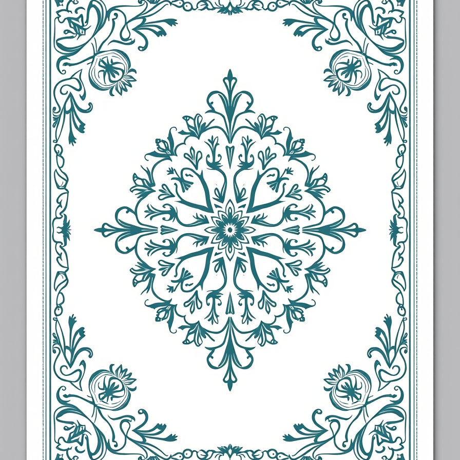 Ornate Lace Inspired Filigree with Delicate Interwoven Details (White) - ODIKA