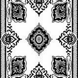 Mystical Eastern Lattice Tapestry Medallion (Black)