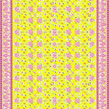 Chic Floral Design Area Grippers Infused with Modern Flair(Yellow)