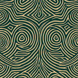 Modern Wave Design Composed of Curved Interlocking Lines (Beige)