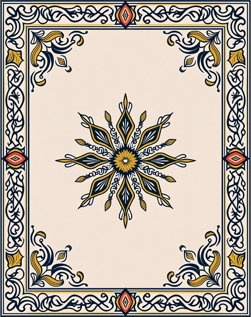 Classical Scrollwork Exquisite (Beige) - ODIKA