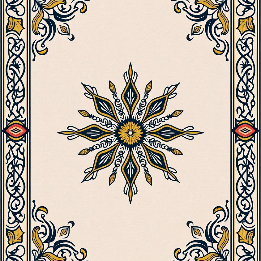 Classical Scrollwork Exquisite (Beige) - ODIKA