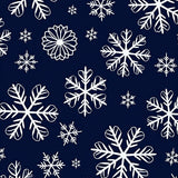Snowflake Cascade Doormat Featuring Intricate Winter Crystal Motifs(Blue)