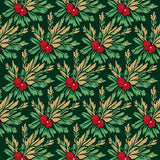 Festive Pine Branch Tapestry Style Decorative(Green)
