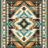 Bold Colorful Ethnic Artistry(Brown)