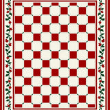 Seasonal Gingham Xmas Decorative Machine(Red)