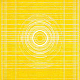 Sunny Yellow Circle Area for Homes Decorative Floor(Yellow)