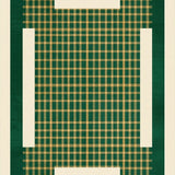 Geometric Haven with Deep Green Accents(Green)