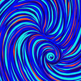 Modern Brushstroke Wave Artistic Floor Accessory (Blue)