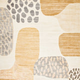 Charming Beige Abstract Animal Inspired Design(Beige)