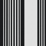 Coastal Cabana Dual Tone Horizontal Lined All Weather Durable Mat(Black)