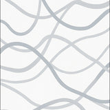 Minimalist Interlocking Waveforms with Gradient Transitions (Gray) - ODIKA