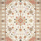 Boho Floral Geometric in Beige and Taupe(Ivory)