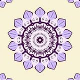 Lotus Blossom Medallion(Beige)