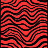 Abstract Wave Symphony featuring Dynamic Ripple Effects (Red)