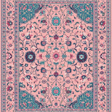 Artful Black Floral Composition(Pink)