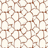 Sophisticated Hexagonal Maze Contemporary Decorative(Brown)