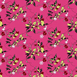 Festive Holly Berry with Snowflake Accents(Pink)