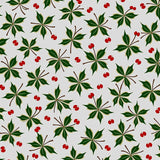 Festive Holly Berry Vine with Traditional Yuletide Botanical Design(Green)