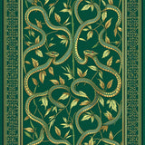 Whimsical Avian and Serpent Design(Green)