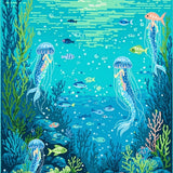 Under the Sea Adventure Ocean Themed Round(Blue)