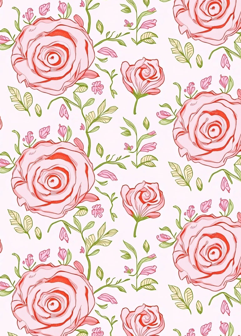 Enchanted Garden Floral Mosaic Symphony Wonderland (Pink) - ODIKA