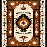 Vibrant Ethnic Symbolic Arrangement(Beige)