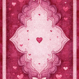 Preppy Ribbon Scallop with Artistic Bow Elements and Graceful Lines(Pink)