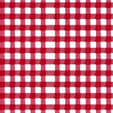 Festive Buffalo Check Welcome with Holiday Checkered Design(Red)