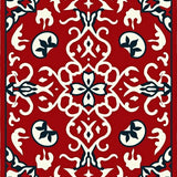 Boho Mosaic Featuring Interlocking Symbol(Red)