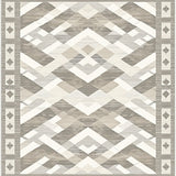 Pet Friendly Geometric Diamond Area With Modern Farmhouse Flair(Beige)