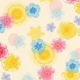 Abstract Watercolor Brushstroke Artistic Symphony(Yellow)