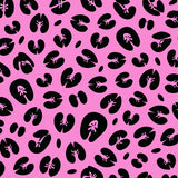 Abstract Animal Inspired Design With Monochrome Spotted(Pink)