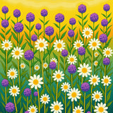 Enchanted Meadow Wildflower Decorative Arrangement(Yellow)